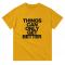 TCOGB Hamnett: Heavyweight Unisex Crewneck T-shirt | Color: Gold | Size: L