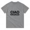 Ciao Heavyweight Unisex Crewneck T-shirt | Color: Sport Grey | Size: XL