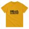 Hello Heavyweight Unisex Crewneck T-shirt | Color: Gold | Size: 2XL