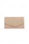 Nude Blush Glitter Envelope Clutch Bag