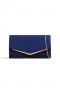 Navy Glitter Envelope Clutch Bag