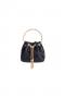 Navy Crystal Pouch Evening Bag