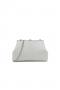 Silver Glitter Clutch Bag with Removable Chain