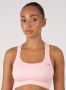 Seamless Performance Sports Bra | Pink
