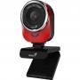 Genius QCam 6000 HD Webcam, 2MP, 1920 x 1080, True-to-life HD 1080p Video Calling with 360 Degree rotation and Built-in Microphone, For Skype, FaceTime, Hangouts, WebEx, USB Connection, Red