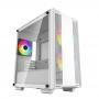 DeepCool CC360 ARGB Mini Tower Case - White