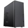 CiT Course Case, Home & Business, Black, Micro Tower, 2 x USB 3.0 / 1 x USB 2.0, Brushed Aluminium Finish for a Refined and Tidy Look, Micro ATX, Mini-ITX