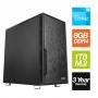 Intel i3 12100 Quad Core 8 Thread 3.30GHz (4.30GHz Boost), 8GB RAM, 1TB NVMe M.2, Antec VSK Chassis - Pre-Built PC