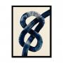 Figure of Eight Knot (Knot Print Wall Art) - Framed