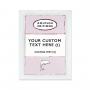 Personalised Book Cover Art | Custom Book Print | Pink - No Frame