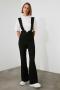 Women`s Strappy Black Overall