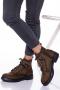 Women`s Khaki Suede Boots