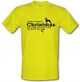 A dog is not just for christmas with careful carving it can last `till the new year male t-shirt.