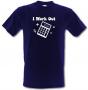 I Work Out male t-shirt.