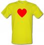 Heart male t-shirt.