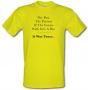 The Past The Present And The Future Walk Into A Bar. It Was Tense male t-shirt.