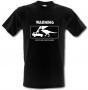 Warning Idiots Are Everywhere male t-shirt.