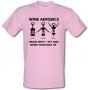 Wine Aerobics male t-shirt.