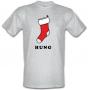 Hung Stocking male t-shirt.