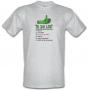Zombie Apocalypse To Do List male t-shirt.