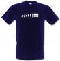 Evolution of Man T5 Campervan male t-shirt.