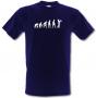Evolution Of Man Saxophone male t-shirt.