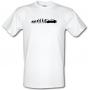 Evolution Of Man Car Mechanic male t-shirt.