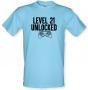 Level 21 Unlocked male t-shirt.