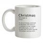 Christmas Definition mug.
