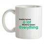 Daddy Knows A Lot But Mummy Knows Everything mug.
