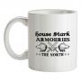 House Stark Armouries mug.