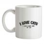 I Love Cats I Love Every Kind Of Cat mug.