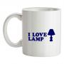 I Love Lamp mug.