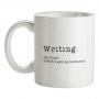 Writing : 3 Percent Talent mug.