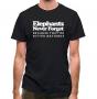Elephants Never Forget Because They`re Bitter Bastards classic fit.