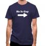 He Is Gay classic fit.