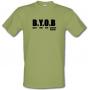 Bring your Own Business meeting BYOB male t-shirt.