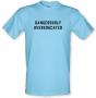 Dangerously Overeducated male t-shirt.