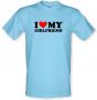 I Love my Girlfriend male t-shirt.