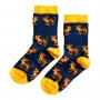 Save the Leopards Bamboo Socks for Kids | Age 3-5yrs | UK Size Kids 6-9