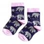 Save the Elephants Bamboo Socks for Kids | Age 9-12yrs | UK Size Kids 12-3