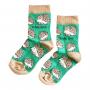 Save the Hedgehogs Bamboo Socks for Kids | Age 3-5yrs | UK Size Kids 6-9