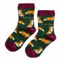 Save the Foxes Bamboo Socks for Kids | Age 3-5yrs | UK Size Kids 6-9
