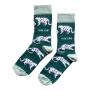 Save the Snow Leopards Bamboo Socks | UK Adult 4-7