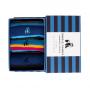 Blue Stripe Sock Box - 3 Pairs of Bamboo Socks (His)