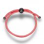 Rope Bracelet - Red & White Stripe