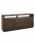Brown Oak Veneer Sideboard