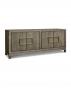 Textured Taupe Oak Veneered Sideboard