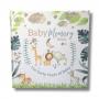 Baby Memory Book - Baby`s First Year - First Year Milestone - Neutral Baby Book - Baby Shower Gift