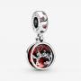Pandora 799298c01 Disney Mickey Mouse & Minnie Mouse Love and Kisses Dangle Charm